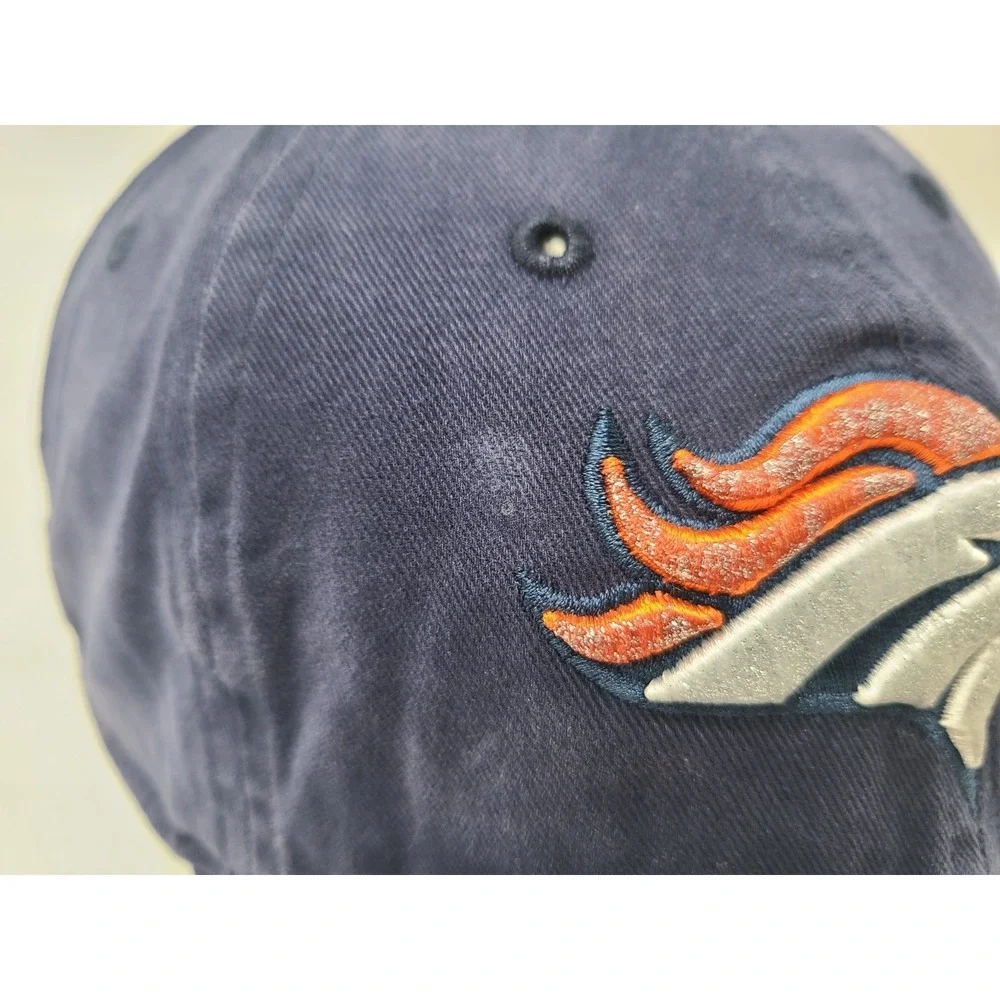 Women Denver Broncos Glitter Sparkles Logo 47 Brand Strapback Adjustable Hat Cap