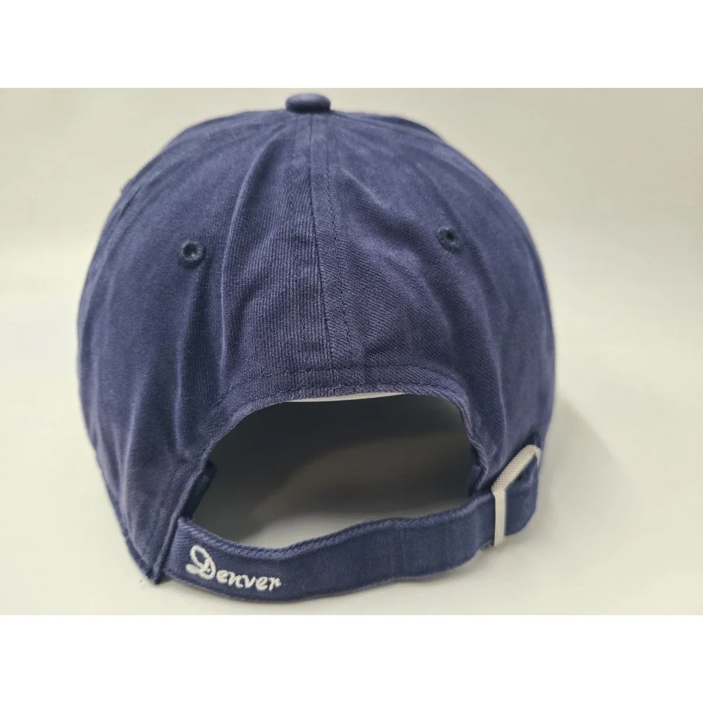 Women Denver Broncos Glitter Sparkles Logo 47 Brand Strapback Adjustable Hat Cap