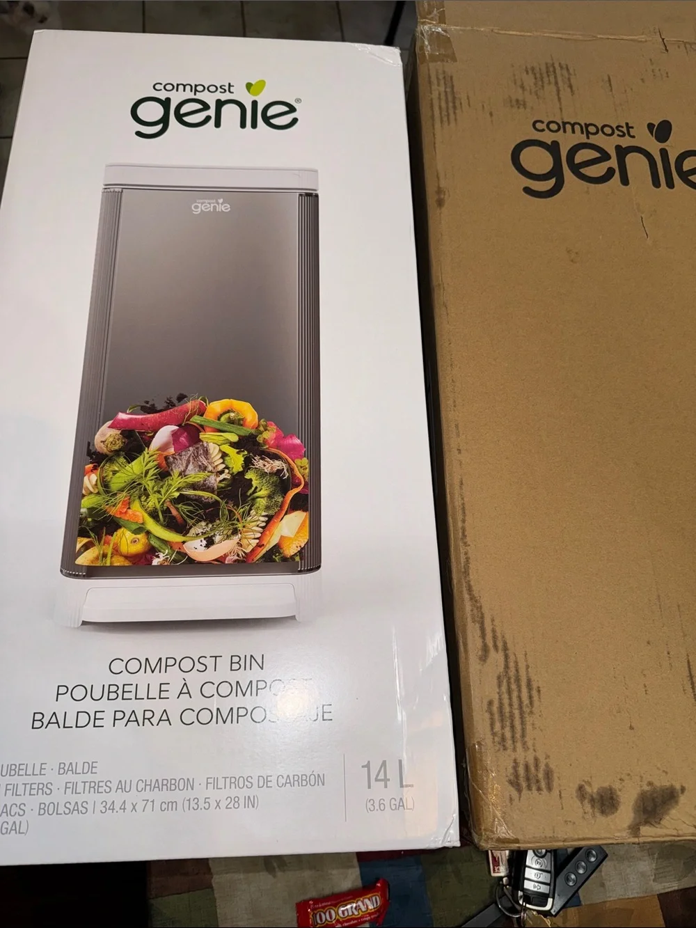 Compost Genie gray indoor