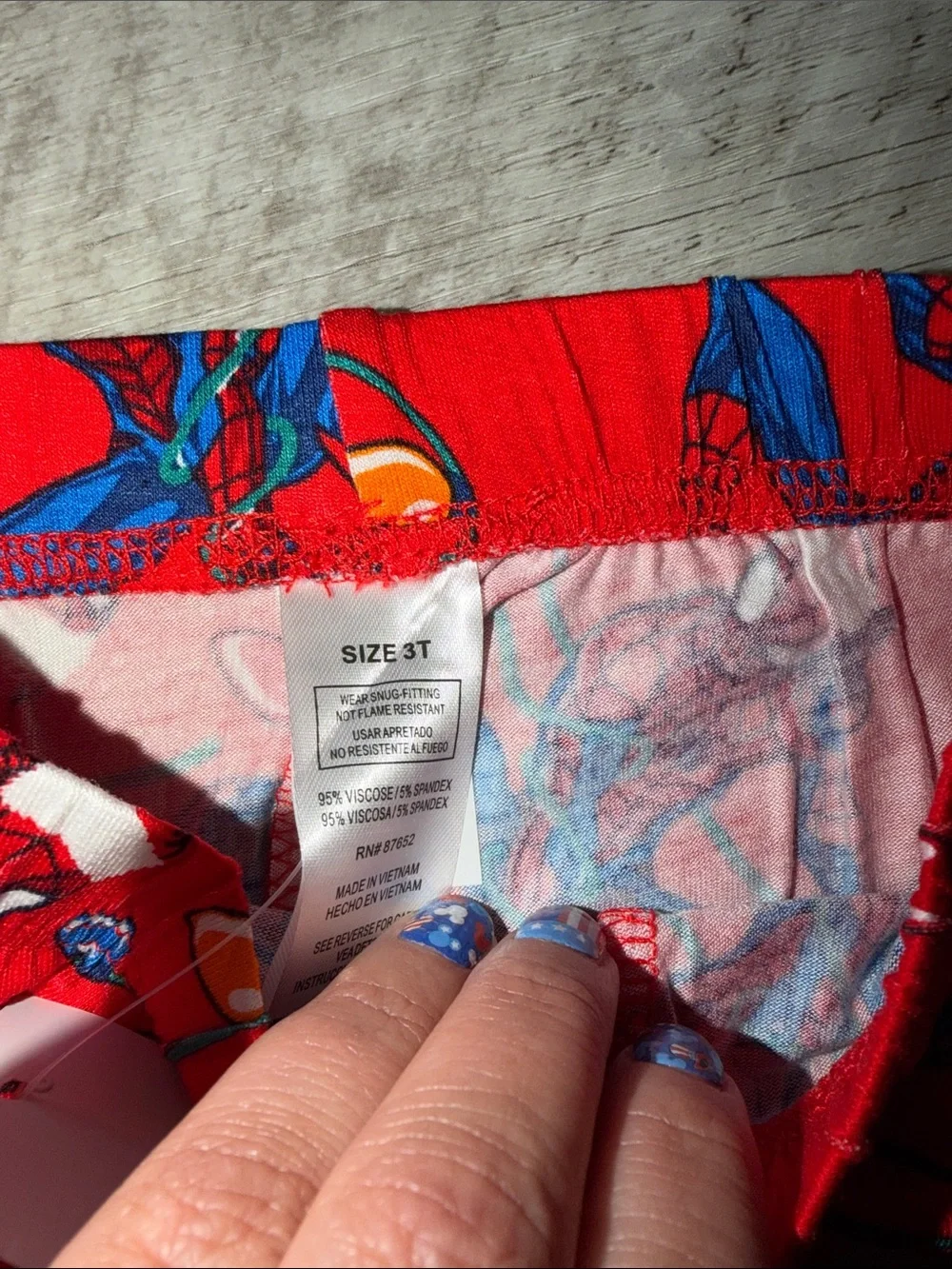 Marvel soft pajama