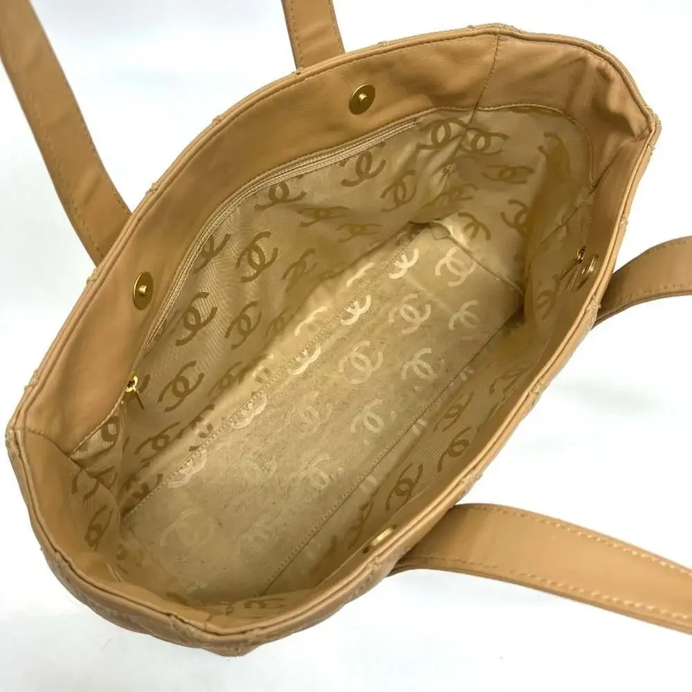 CHANEL cream tote
