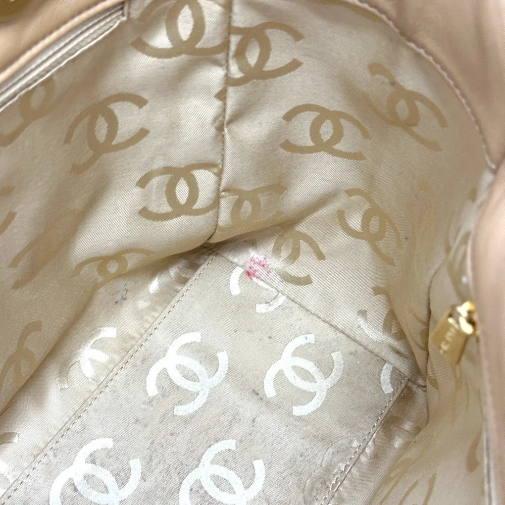 CHANEL cream tote