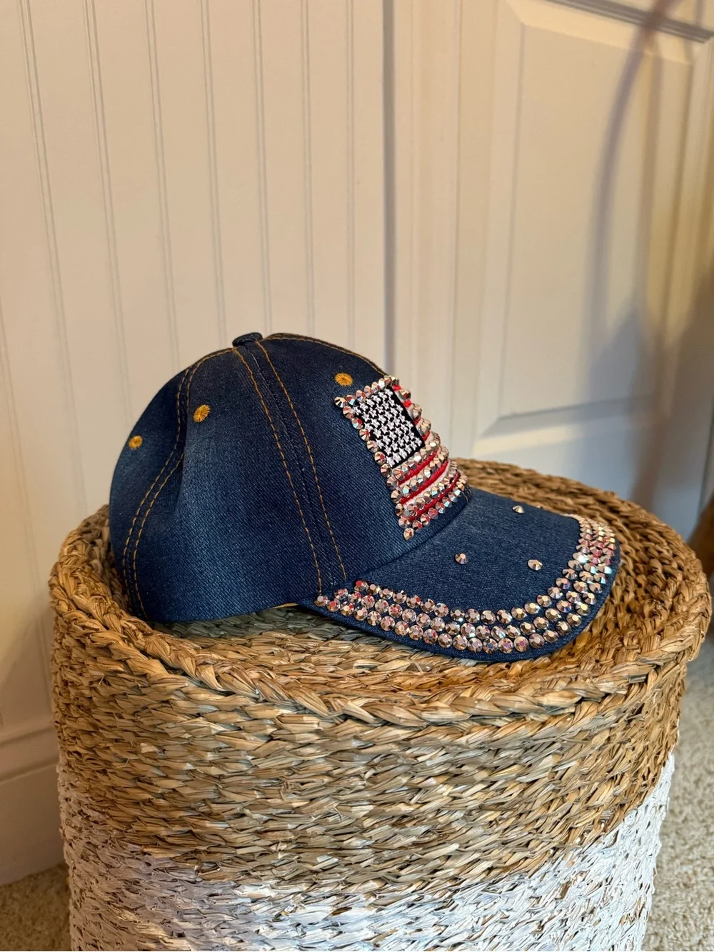 N/A denim baseball