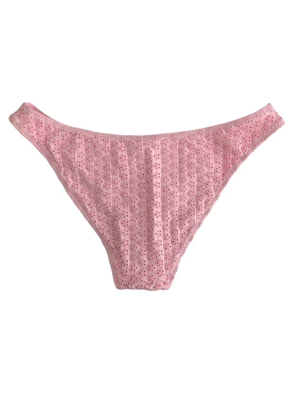 Frankies Bikinis pink eyelet