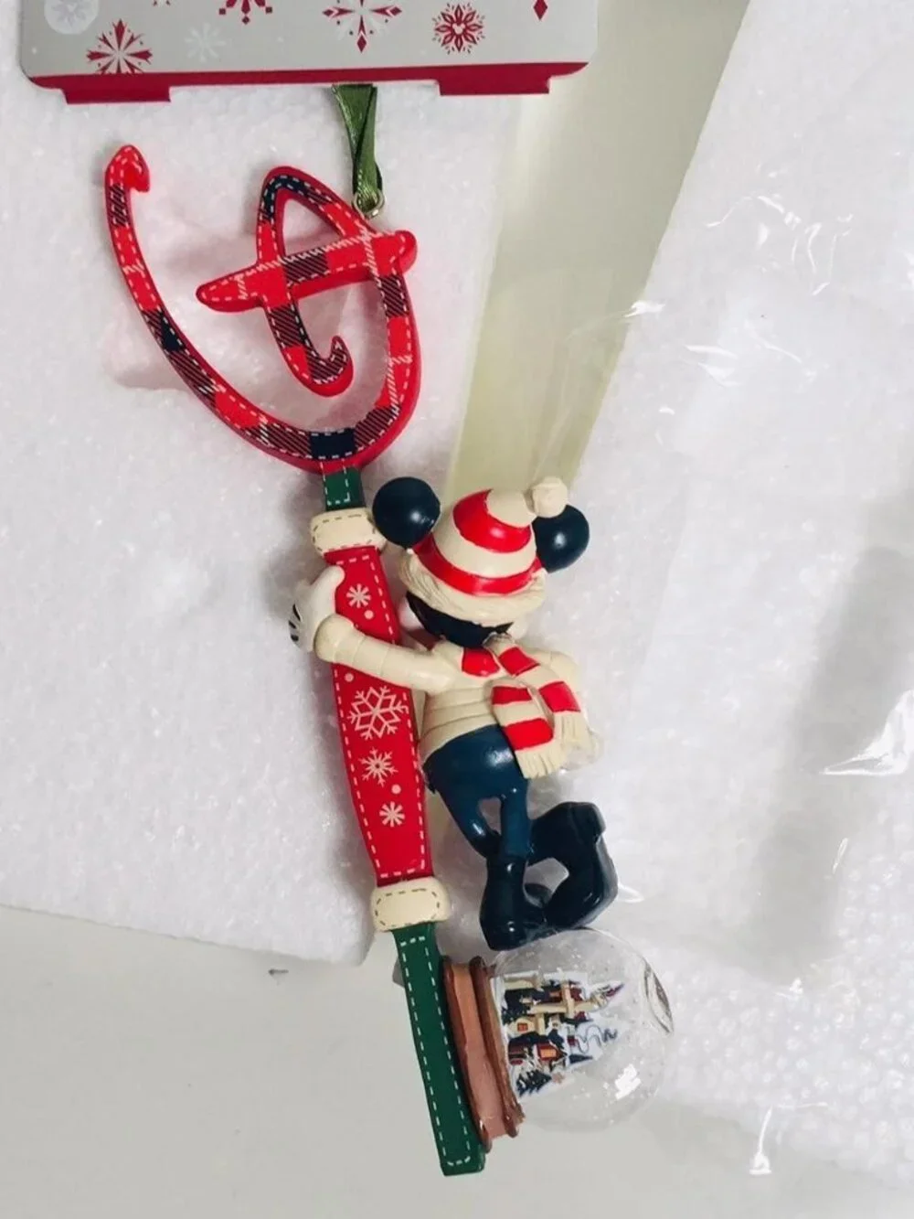 Mickey Mouse Christmas Holiday 2021 Sketchbook Disney Key Hanging Ornament