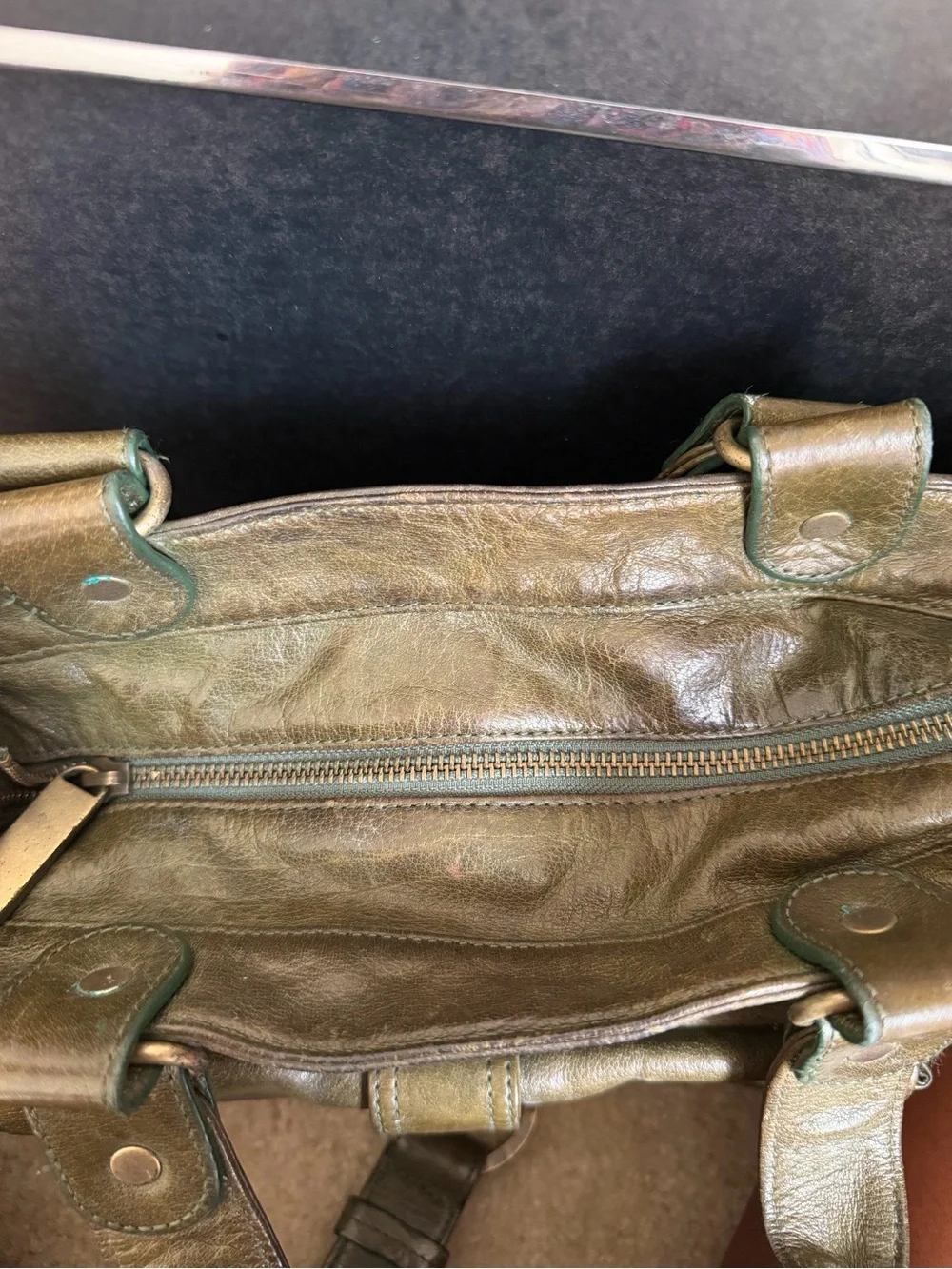 Kooba satchel olive
