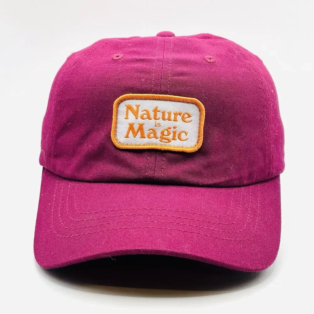 The North Face Hat, Boysenberry Cap, Nature is Magic Patch, Adjustable Strapback