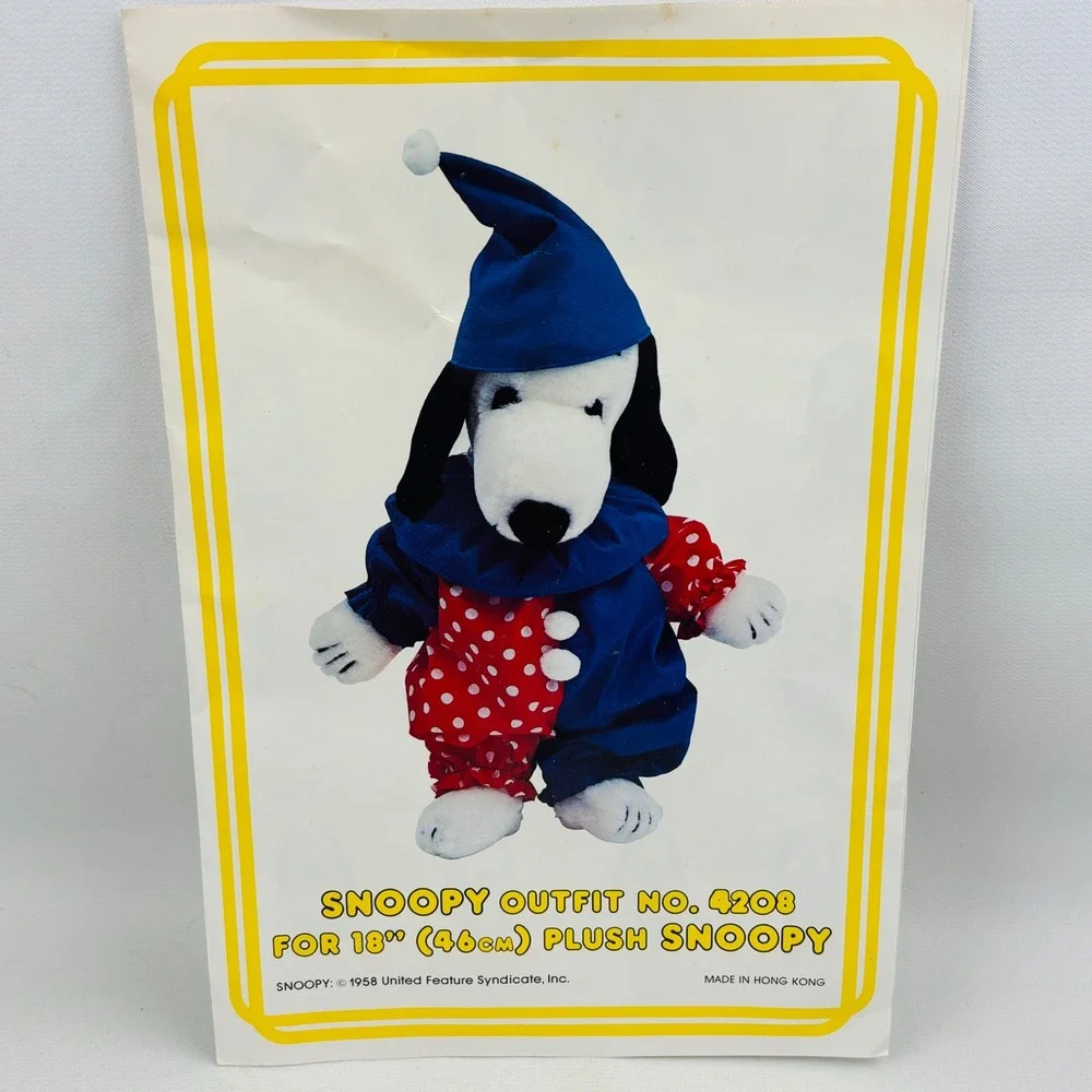 Vintage Snoopy‎ Clown Costume 18