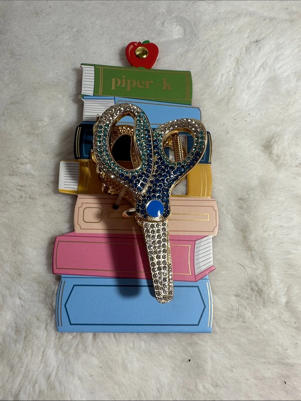 Piper K metal scissors hair claw clip