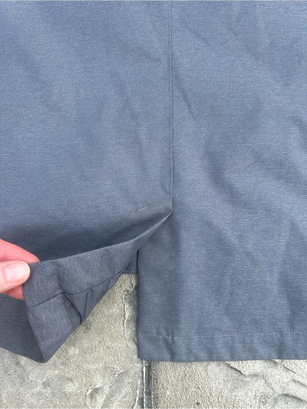 The North Face Gotel Grey Hooded Rain Jacket Mens XL