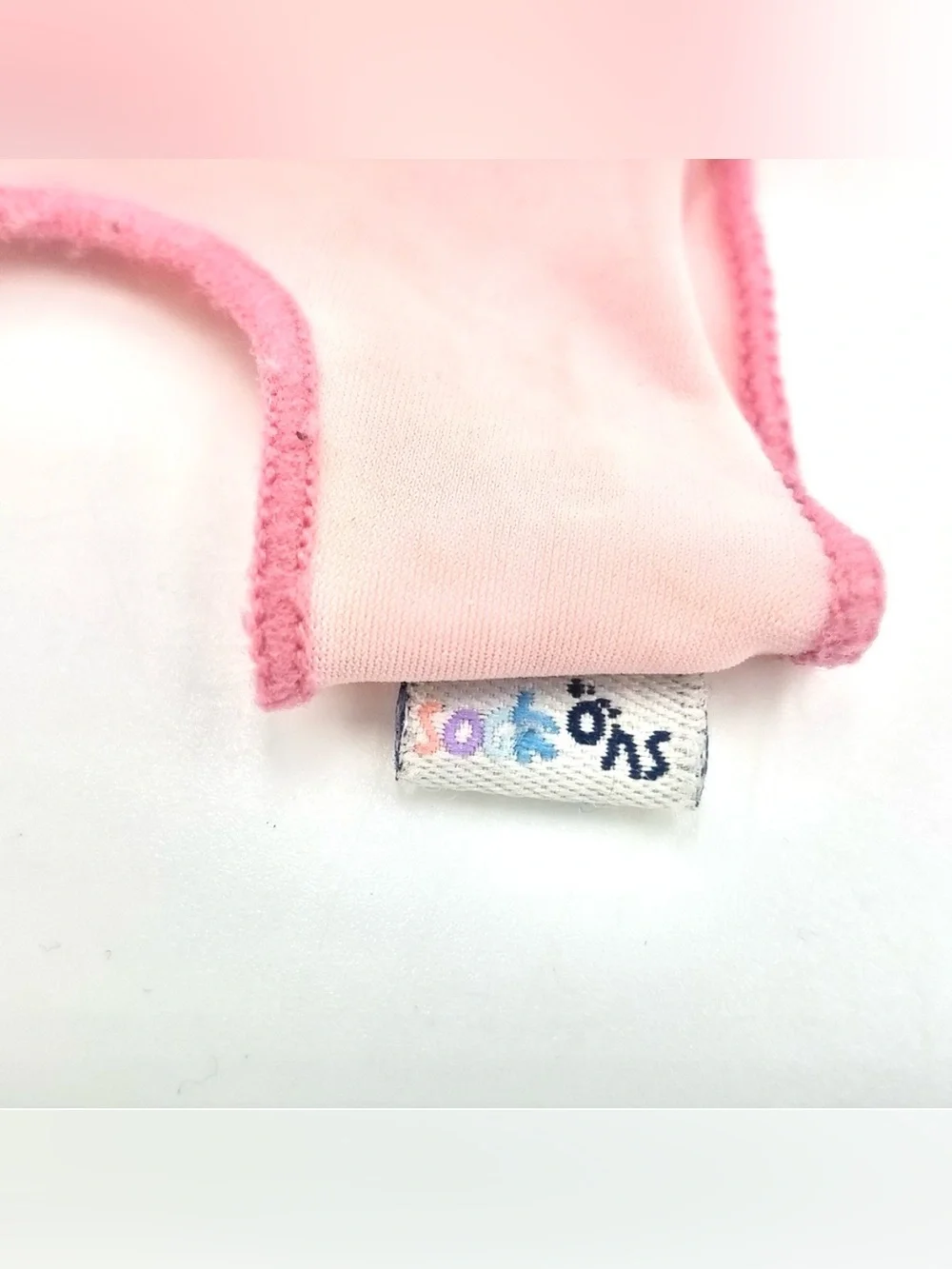 Sock ons pink baby