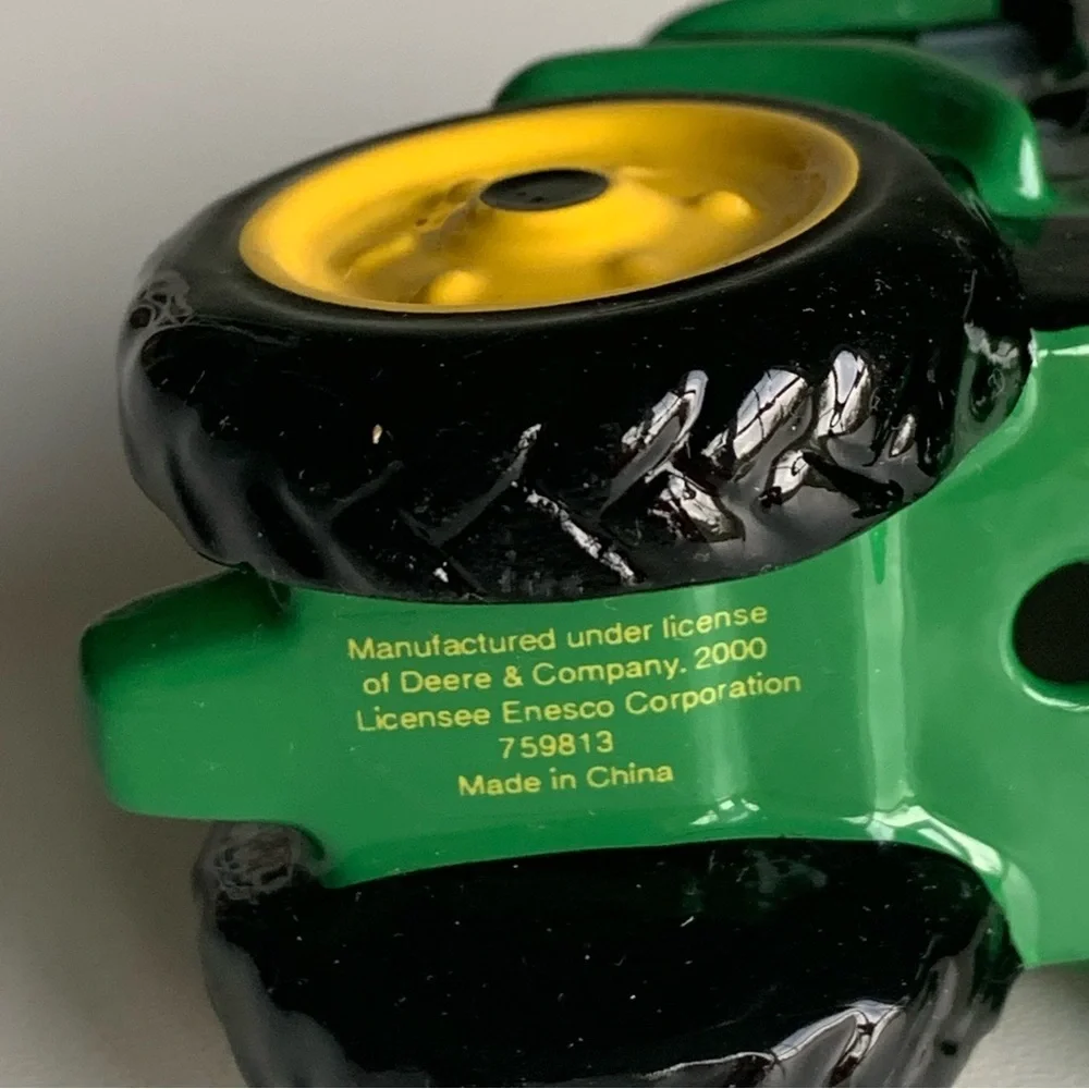 Vintage Enesco John Deere Tractor Christmas Tree Ornament
