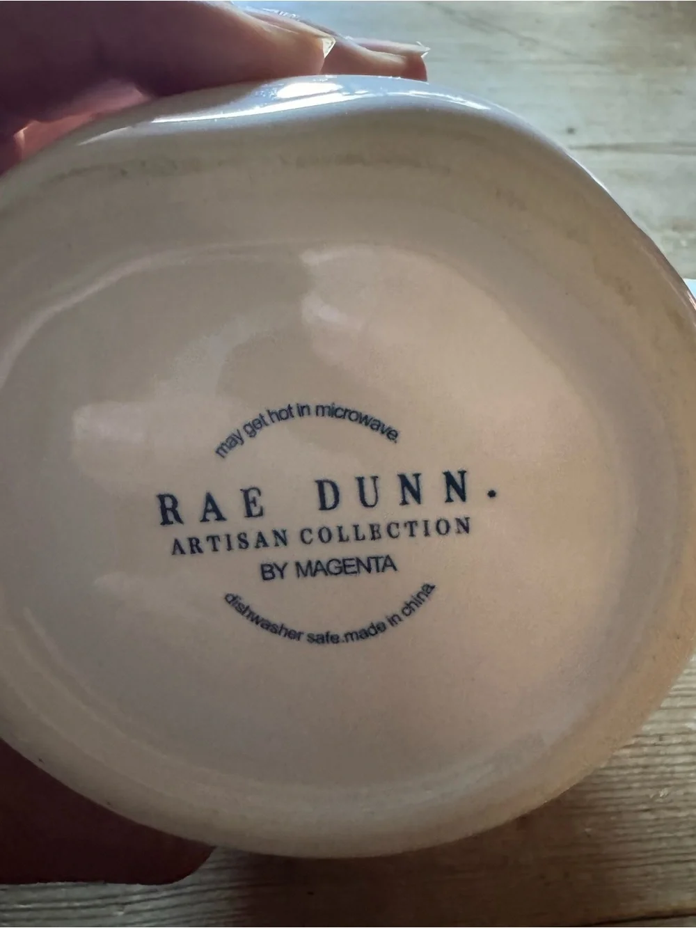 Rae Dunn simple black cream