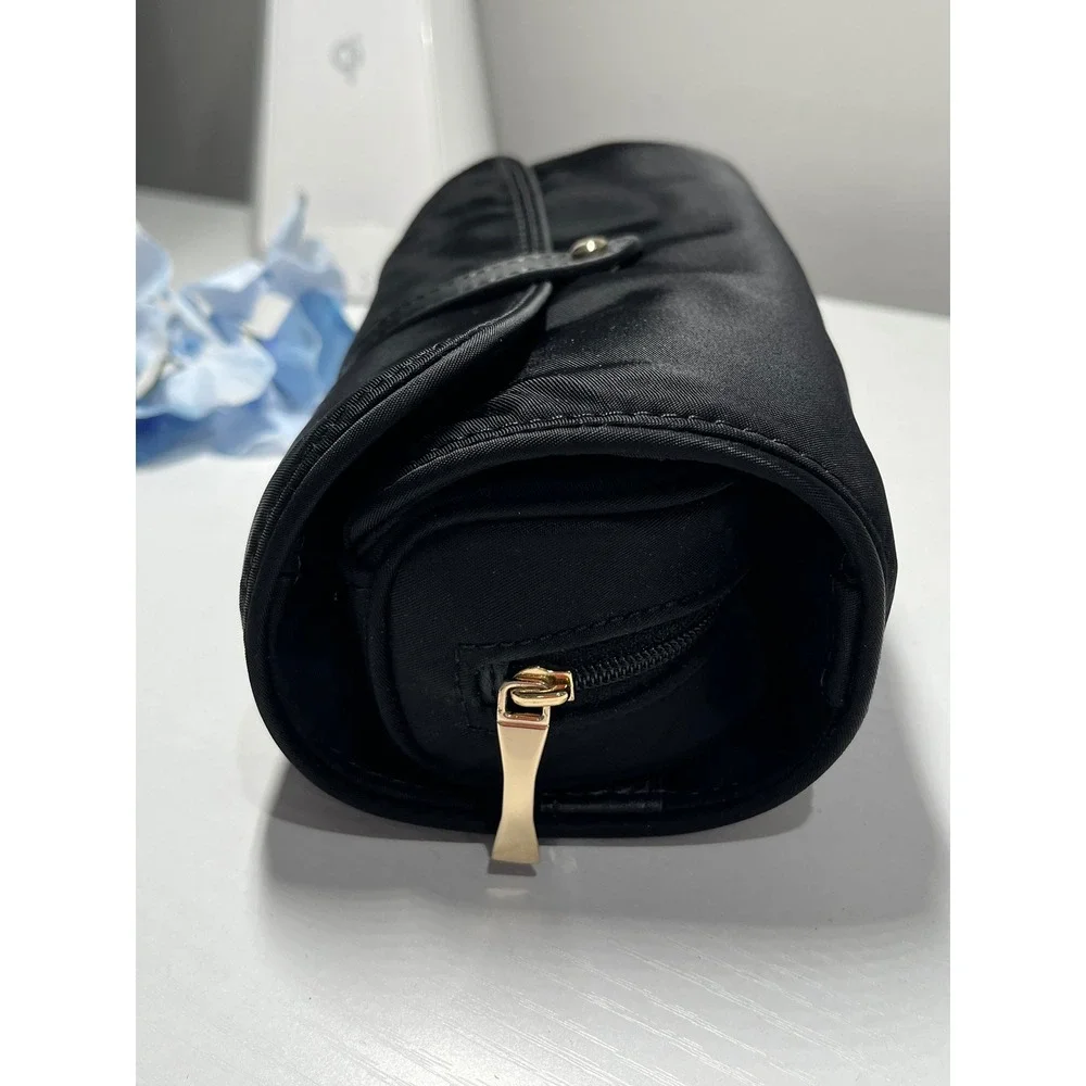 Kate Spade New York Black Nylon Travel Jewelry Roll Organizer PWRU5396