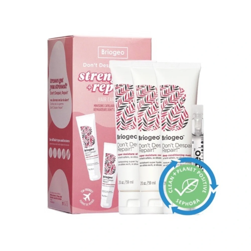 BRIOGEO Don't Despair, Repair!  Strengthen + Repair Hair Care Minis