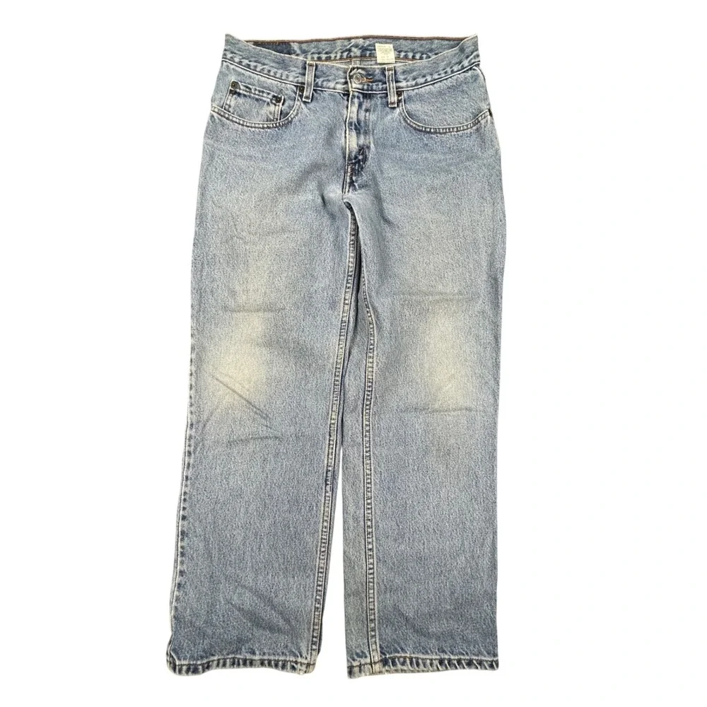 Vintage Levis 550 Relaxed Fit Husky Jeans Mens Size 34x28 Light Wash Denim Pants