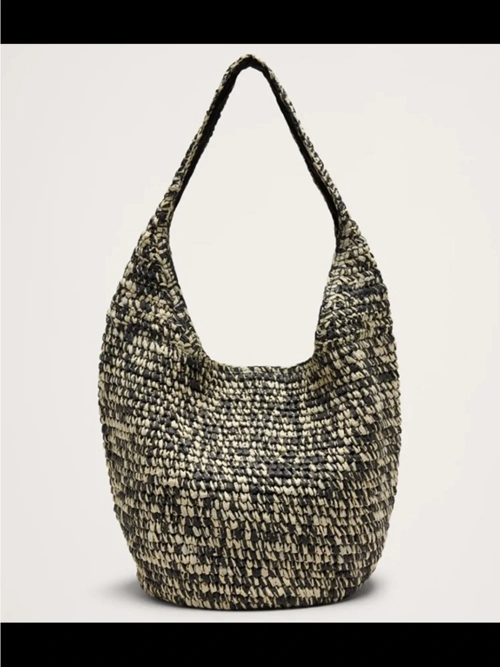 Banana Republic handwoven hobo