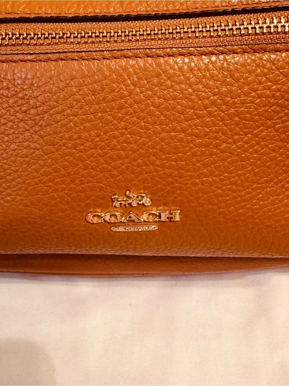 Coach saddle brown