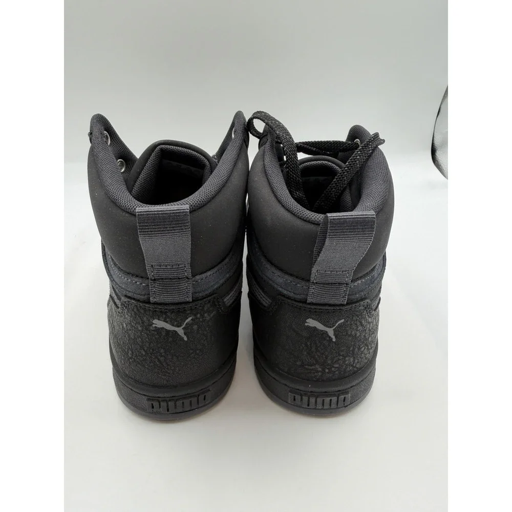 Puma Caven 2.0 Mid Buck Mix Sneaker, Men's 10.5, EU 44, Black Gray,#399020-01
