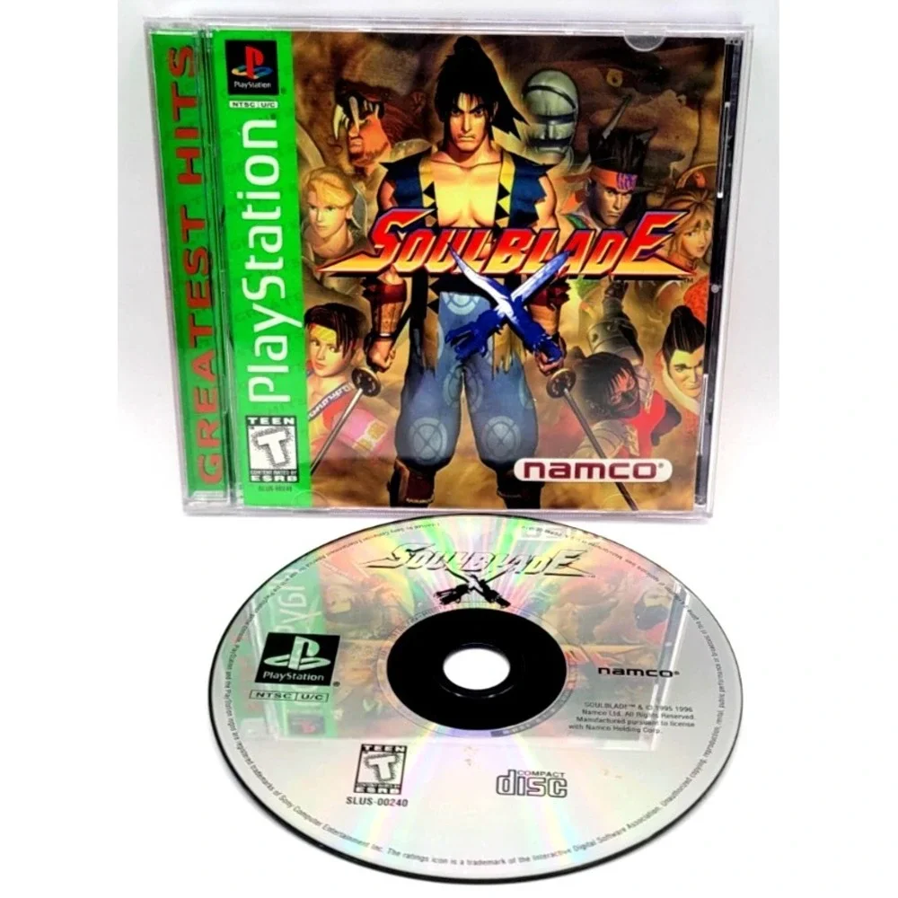 Soul Blade (Sony PlayStation 1, 1996) PS1 CIB COMPLETE IN BOX W/ Reg Card