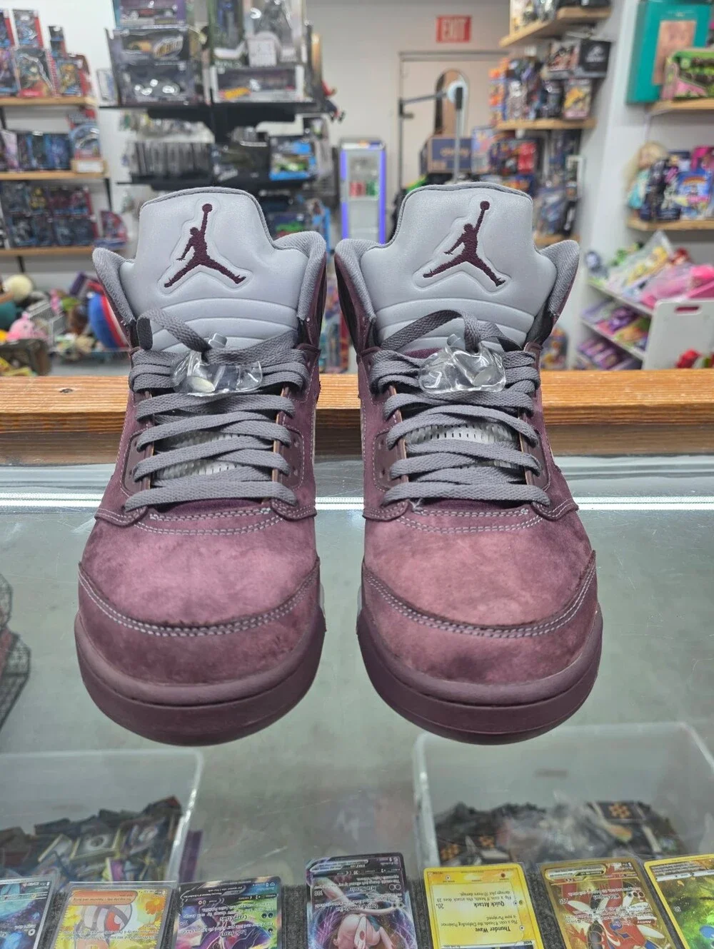 Nike Air Jordan 5 Retro SE Deep Burgundy Graphite Suede DZ4131-600 Men's 11.5