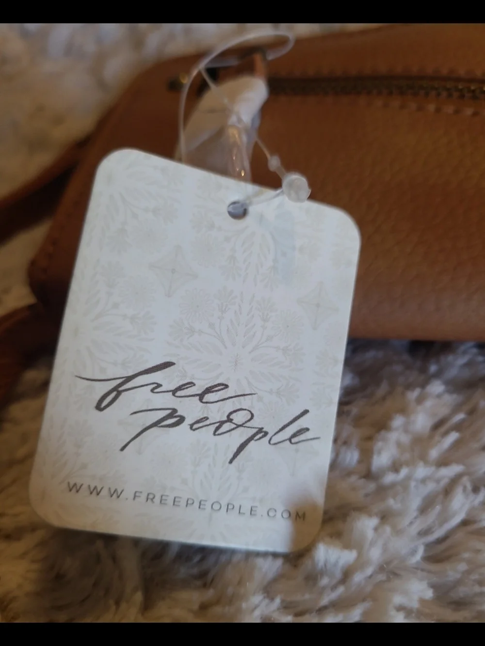 Free People tan wristlet