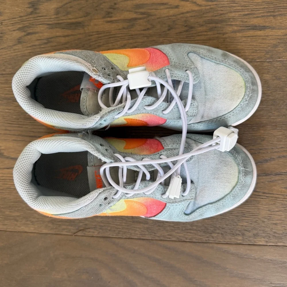 Nike shoelaces getting map