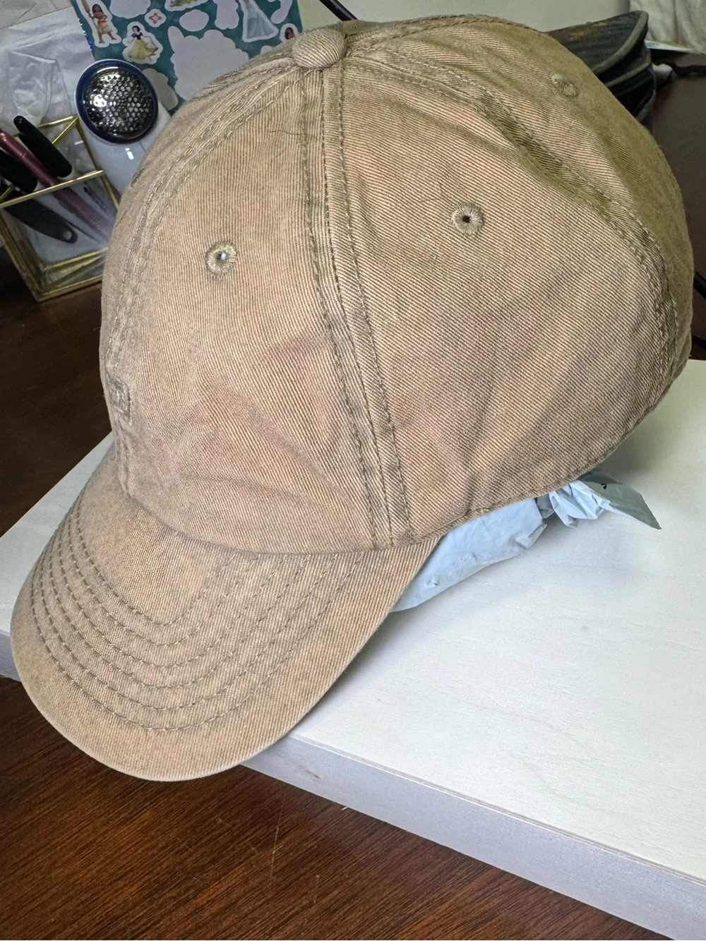 Levi's Khaki/Tan Cotton Logo Cap