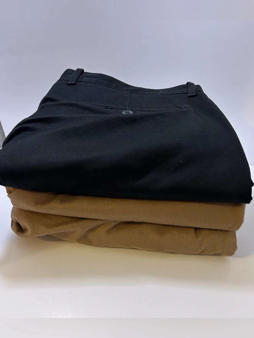 J CREW 484 Stretch  Flat Front Chino Pants 36x32 Lot of 3 Brown Black Khaki