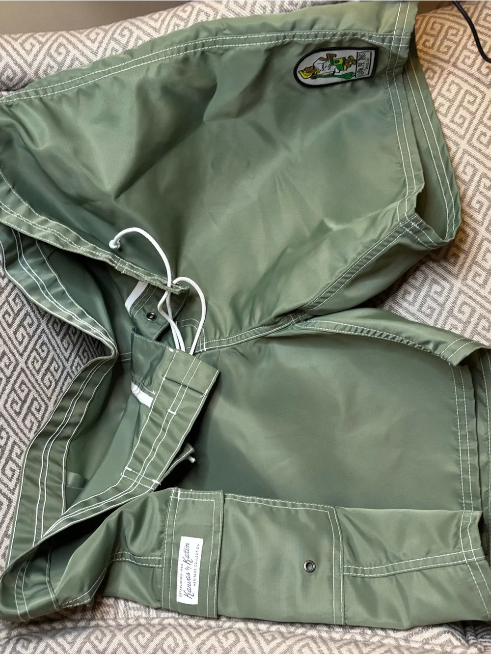 Kanvas by Katin Olive Green Men's Swim Board Shorts
