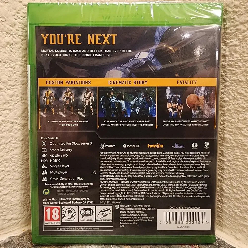 Xbox mortal kombat