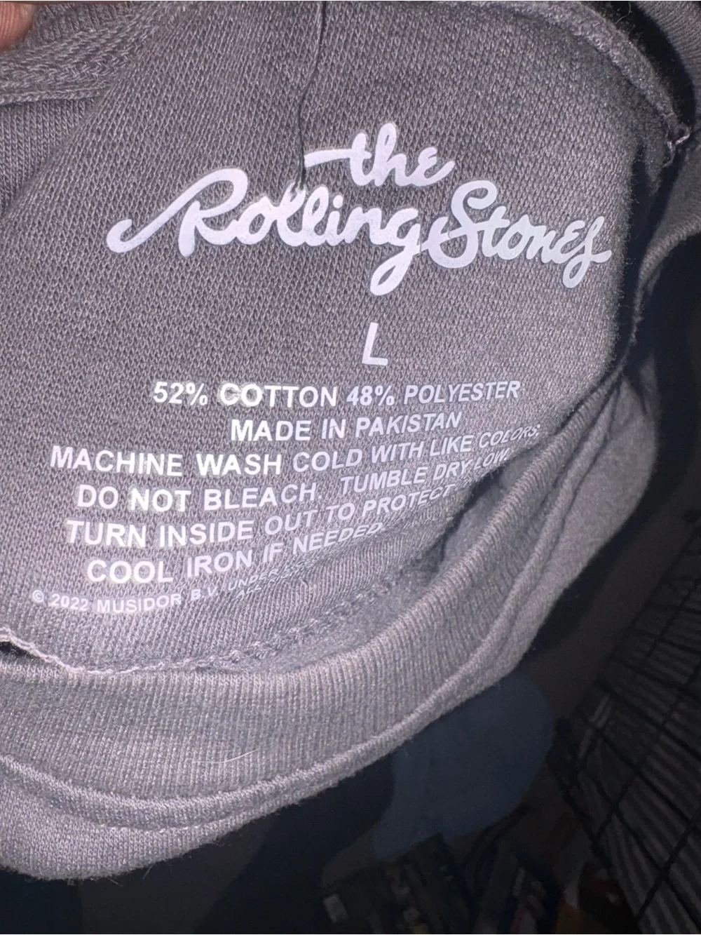 the Rolling Stones gray rolling tongue