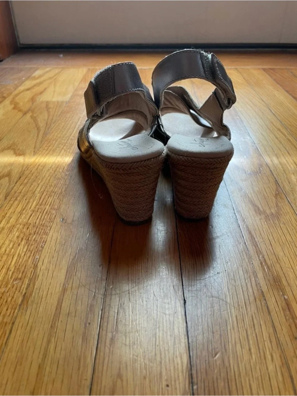 Clarks metallic slingback