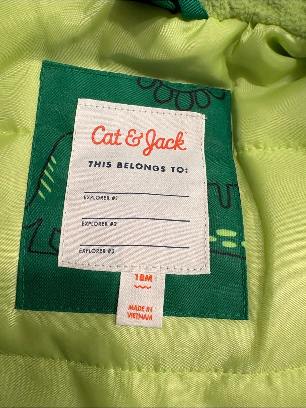 Cat & Jack bright lime