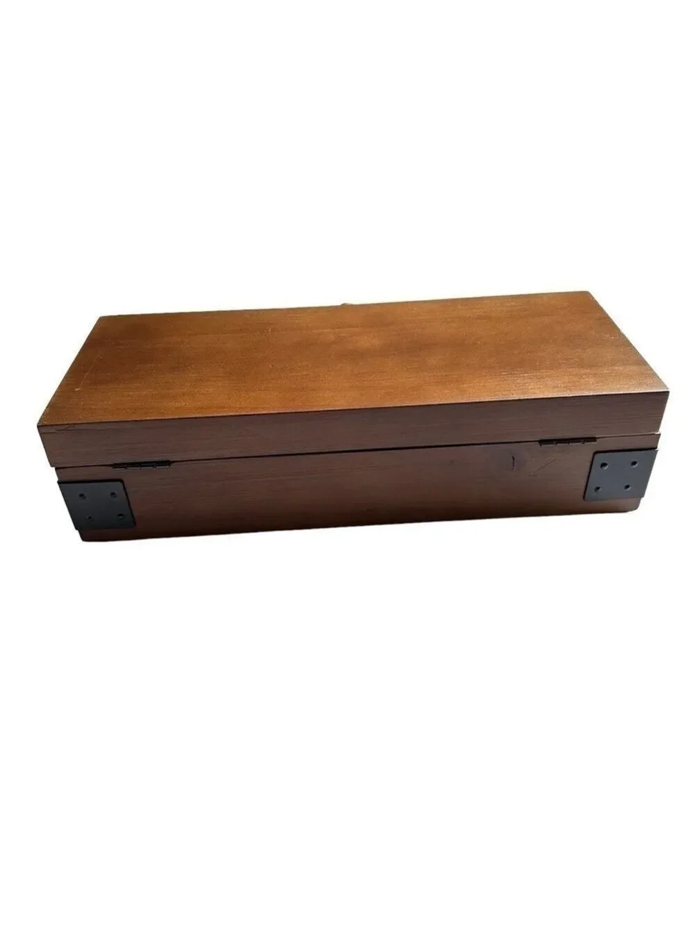 Woodbury 5-Piece Watch Case Solid Pinewood Construction with Antique Finish NIB