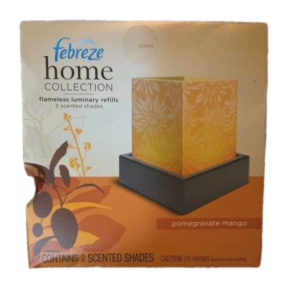 Febreze‎ Home Collection Flameless Luminary  POMEGRANATE MANGO Discontinued  (2)