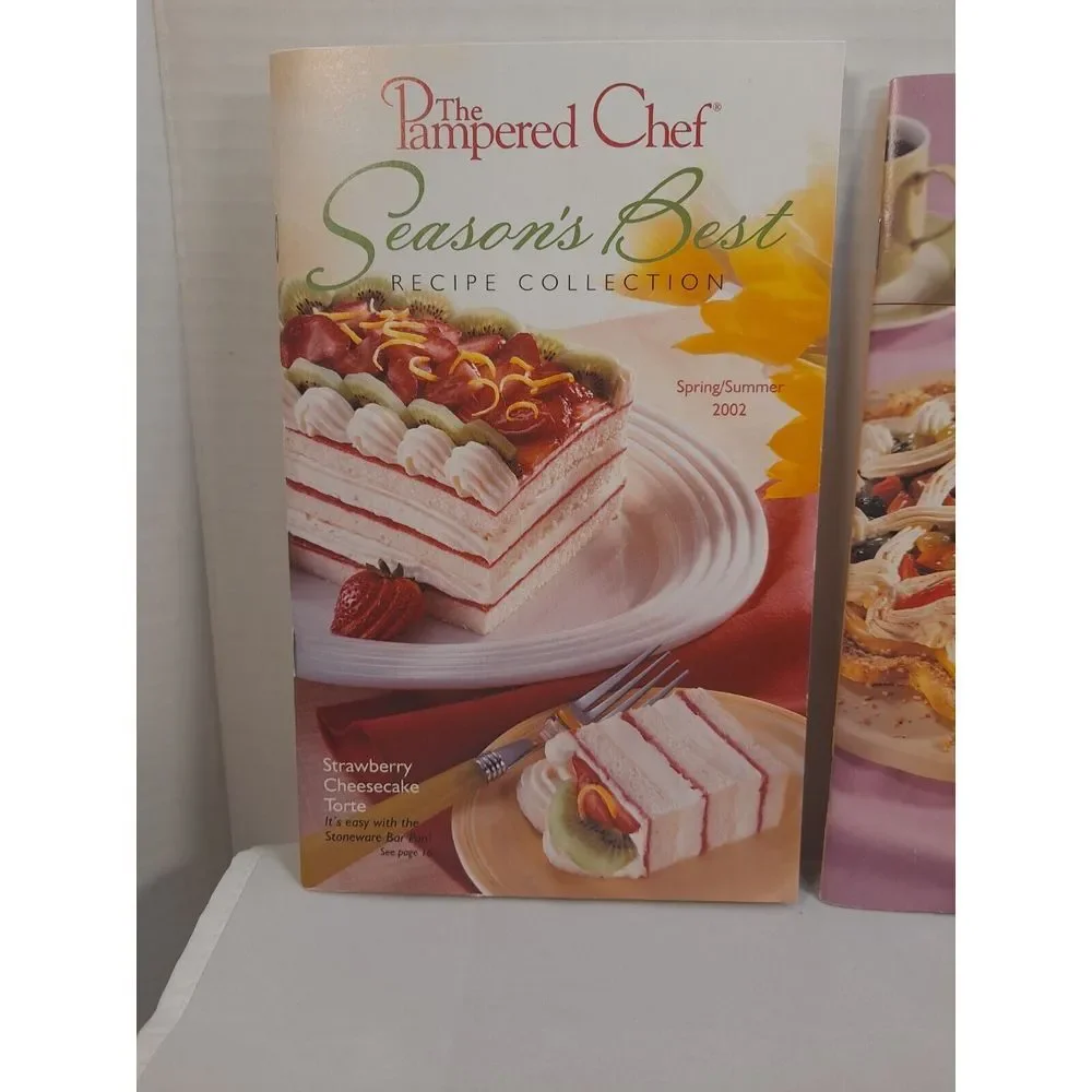 Lot of 10 The Pampered Chef‎ Season's Best Recipe Collection Cookbooks Booklets