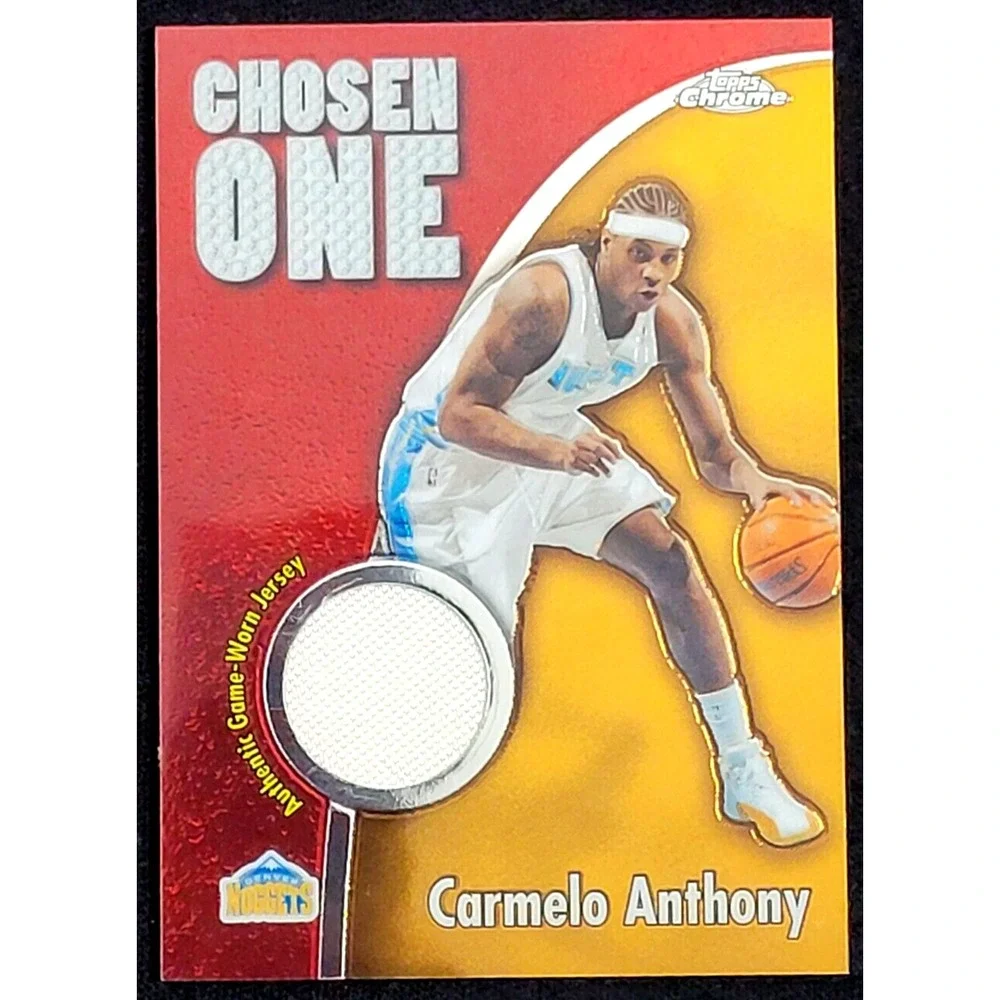 2005-06‎ TOPPS CHROME CARMELO ANTHONY CHOSEN ONE GAME USED JSY #D/400