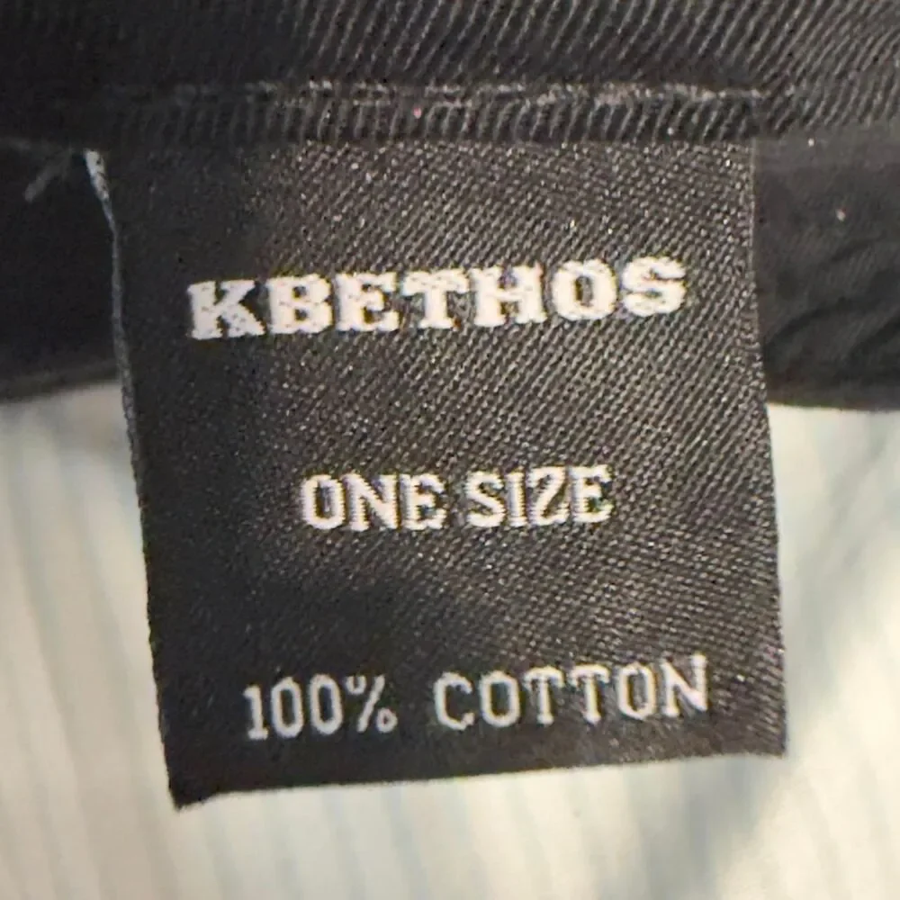 Kbethos black distressed YALL baseball cap