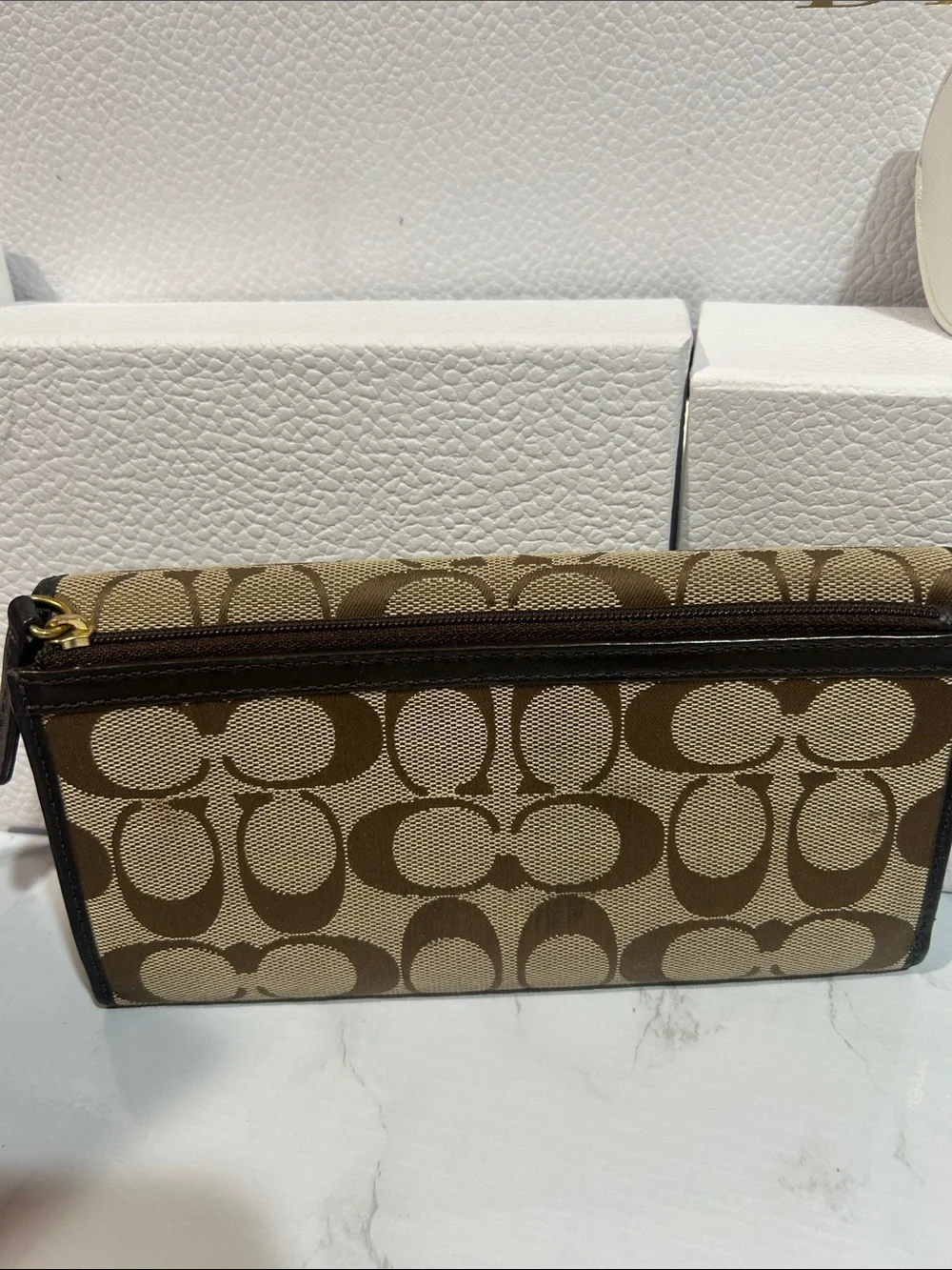 Coach signature jacquard