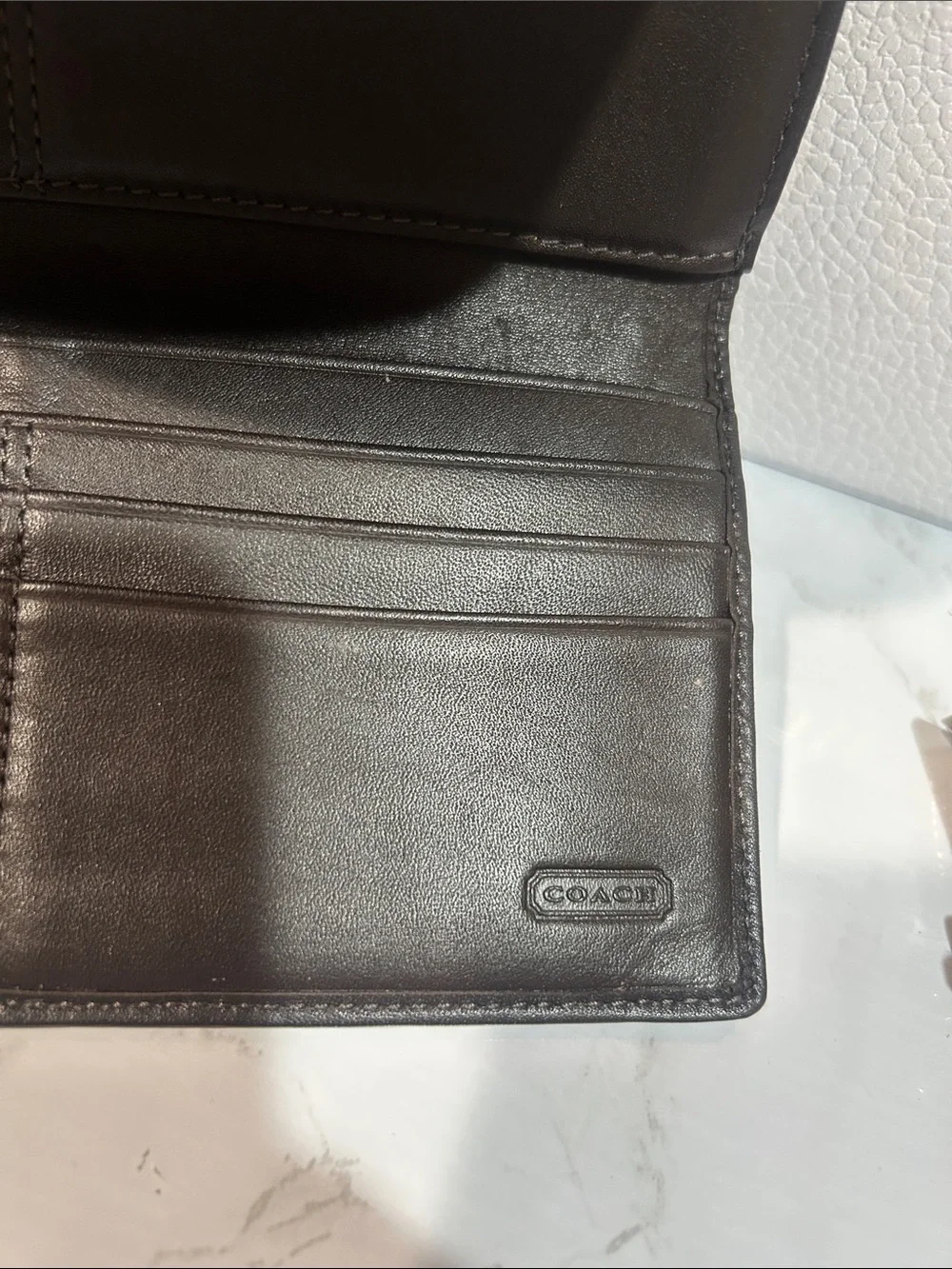 Coach signature jacquard