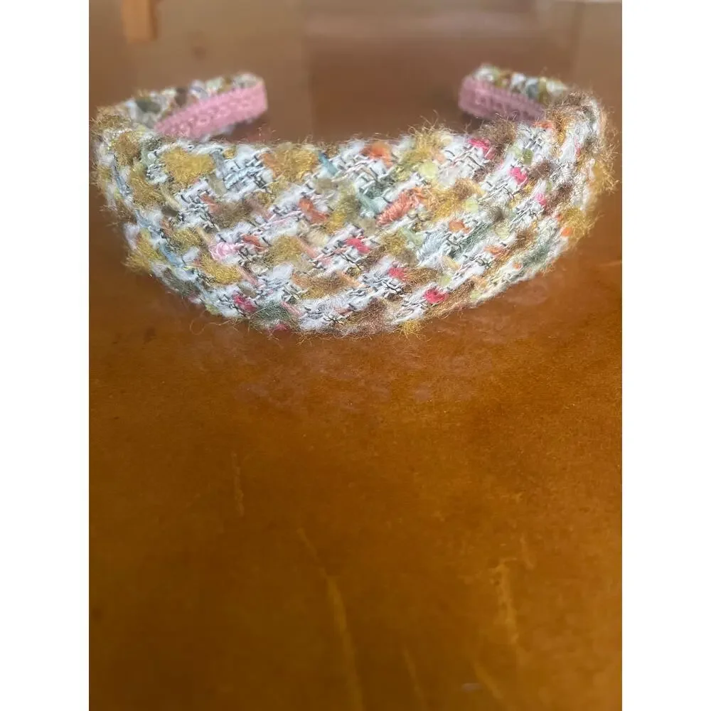 Evelyne‎ Ayman Headband Vintage Designer Fabric (Chanel)
