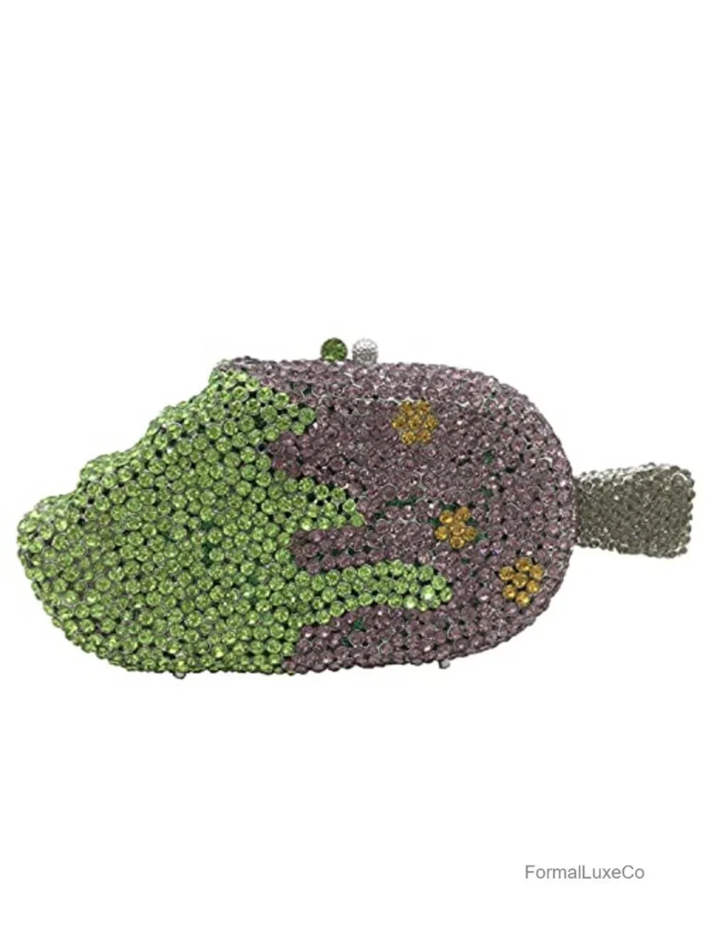 Novelty Mini Popsicle Crystal Clutch Bag Rhinestone Evening Handbag Prom Purse