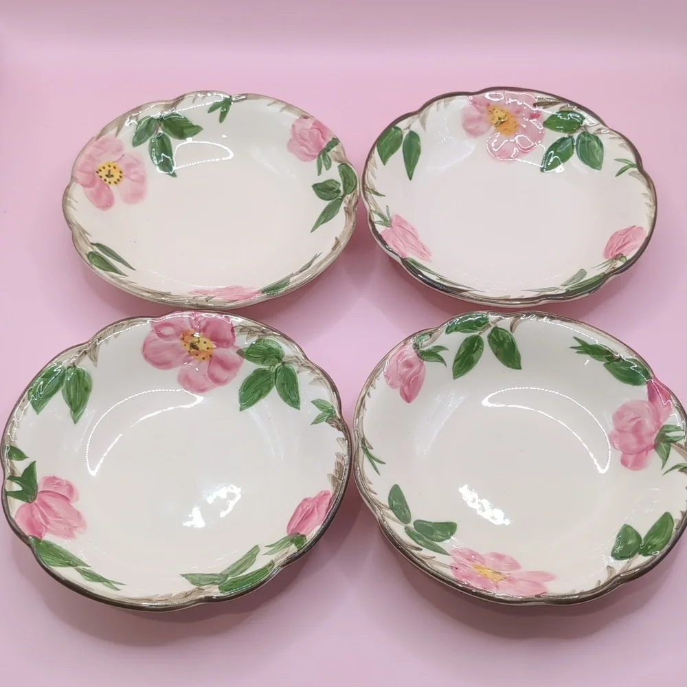 Franciscan Desert Rose vintage four