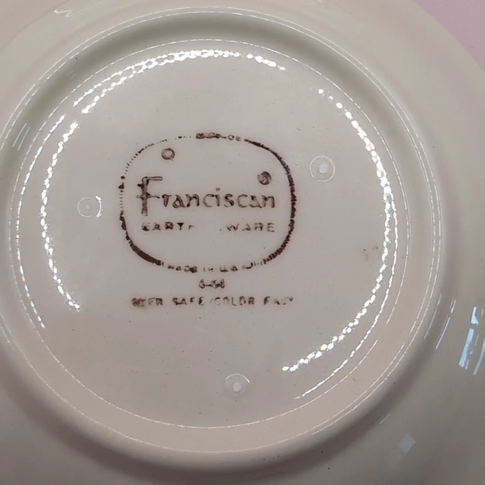 Franciscan Desert Rose vintage four
