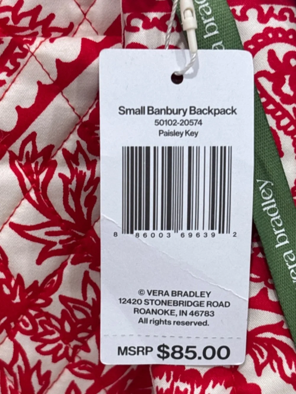 Vera Bradley new tags