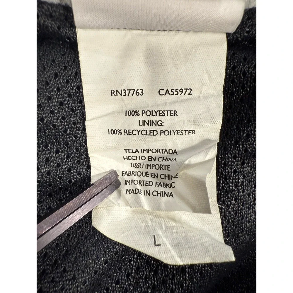 Nike Swim Trunks Men's Large Gray Orange Mesh Lined Board Shorts‎ Drawstring