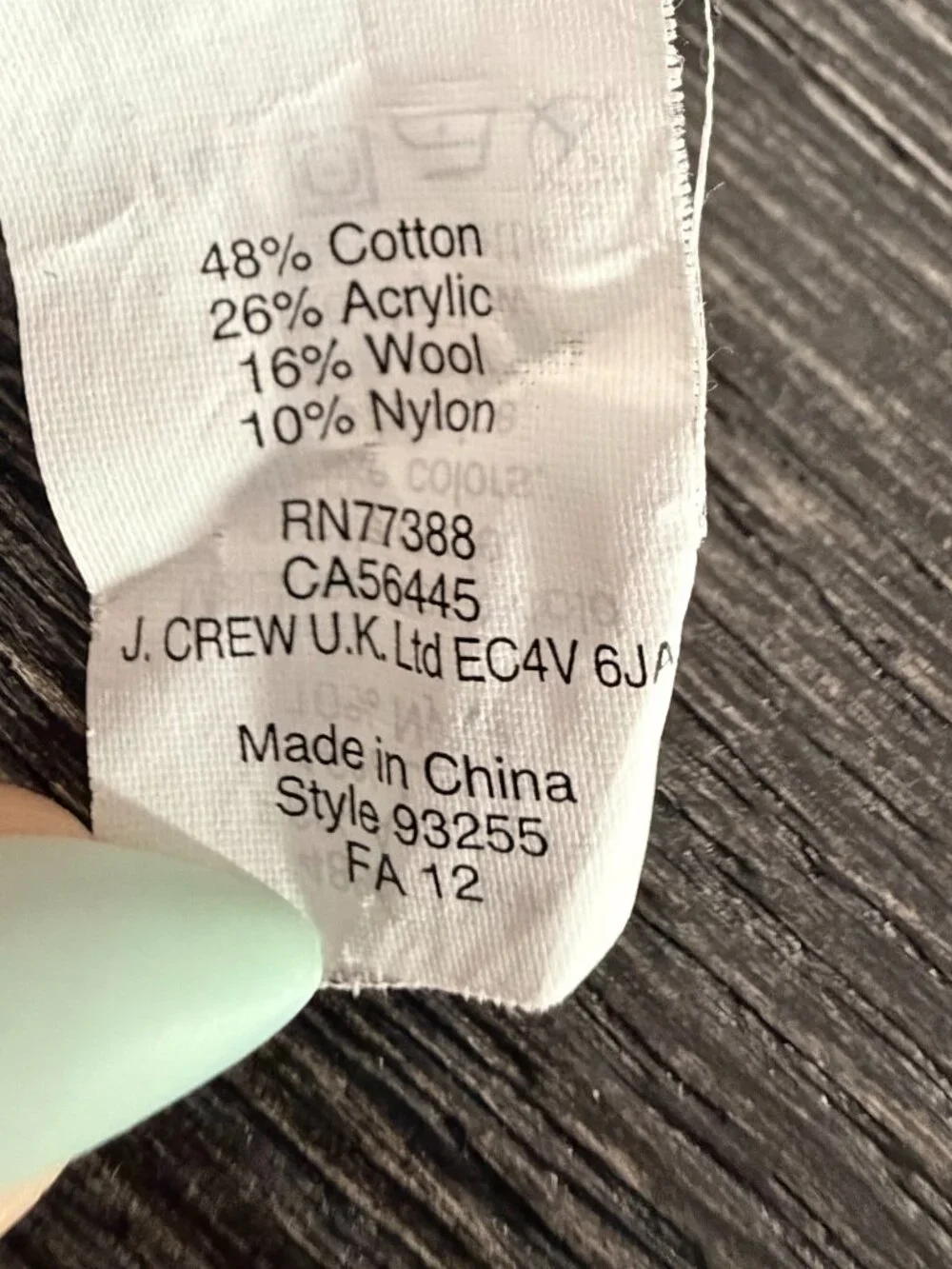 J. Crew excellent pre