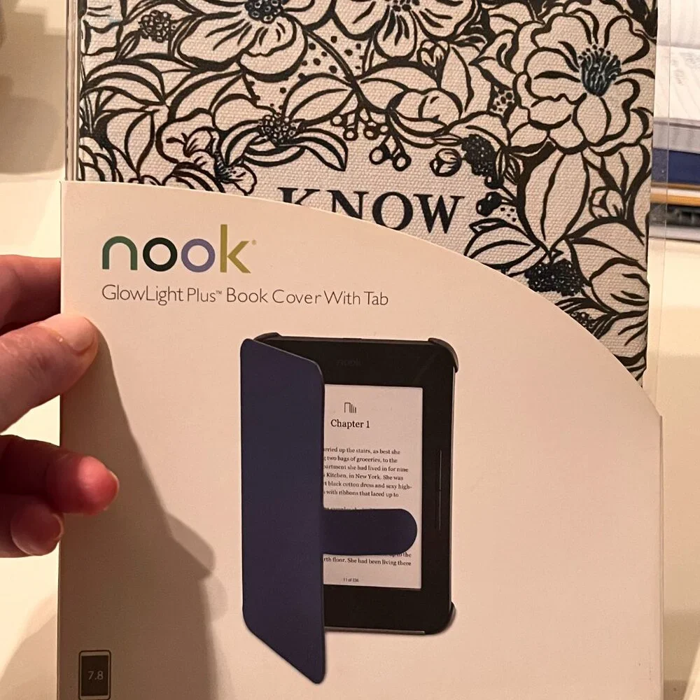 Barnes & Noble Nook GlowLight Plus Cover Jane Austen Theme‎ (e/x) (NEW)