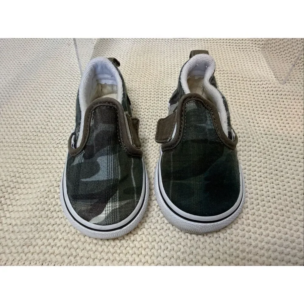 VANS - Slip on Sneaker - Faded Camo - Toddler 5C